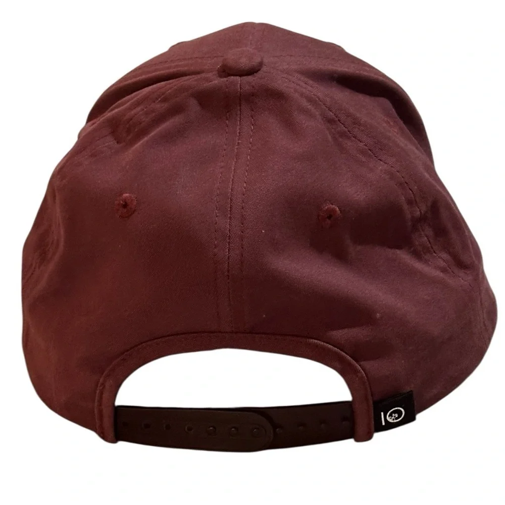 Tentree Burgundy and Grey 10 Tree Cap.
